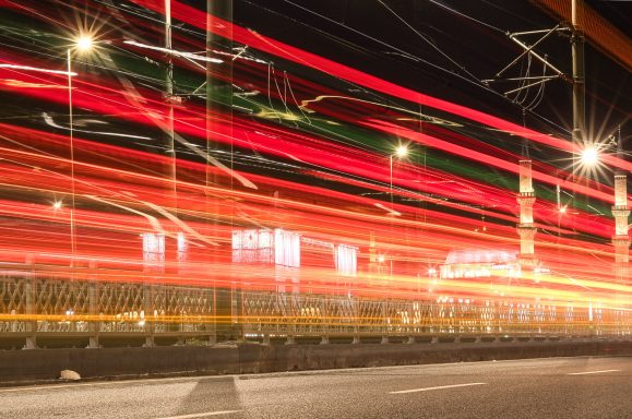 Licht vor der Moschee